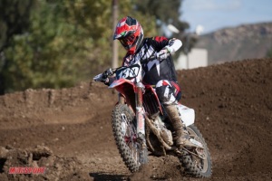 Tommy Hahn 130 practicing for 2015 SX 250 West (MotoSport.com photo)